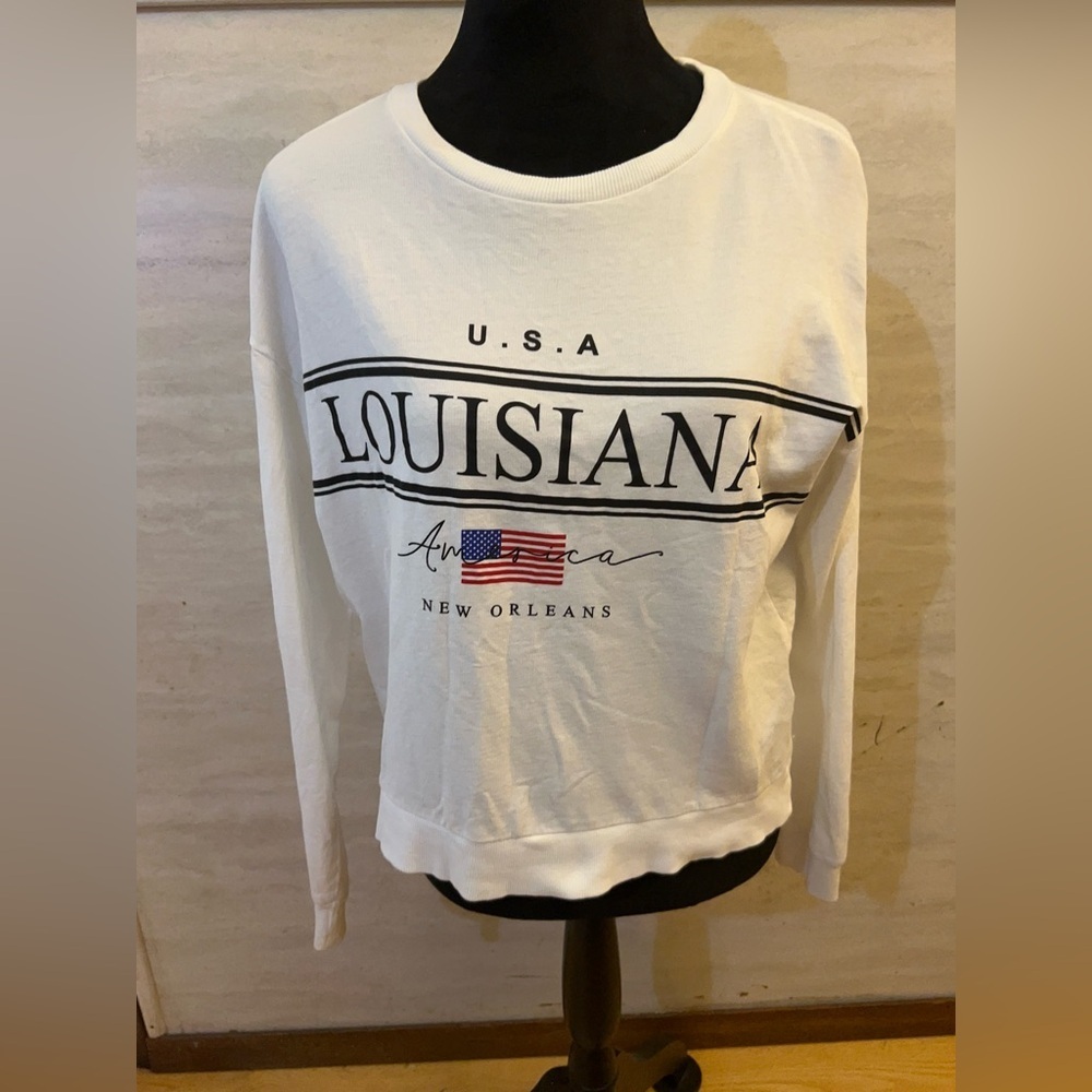 "Divided" White Graphic Shirt